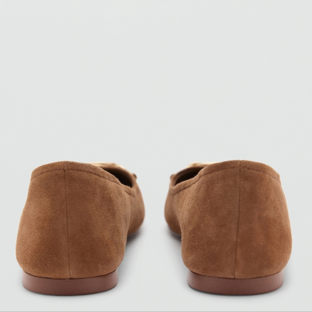 MANGO Suede Flats - Picture 2 of 4